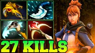 27 Kills Marci Dota 2 !! Marci Dota 2 Mid Lane Carry Guide Pro Gameplay Build 7.41