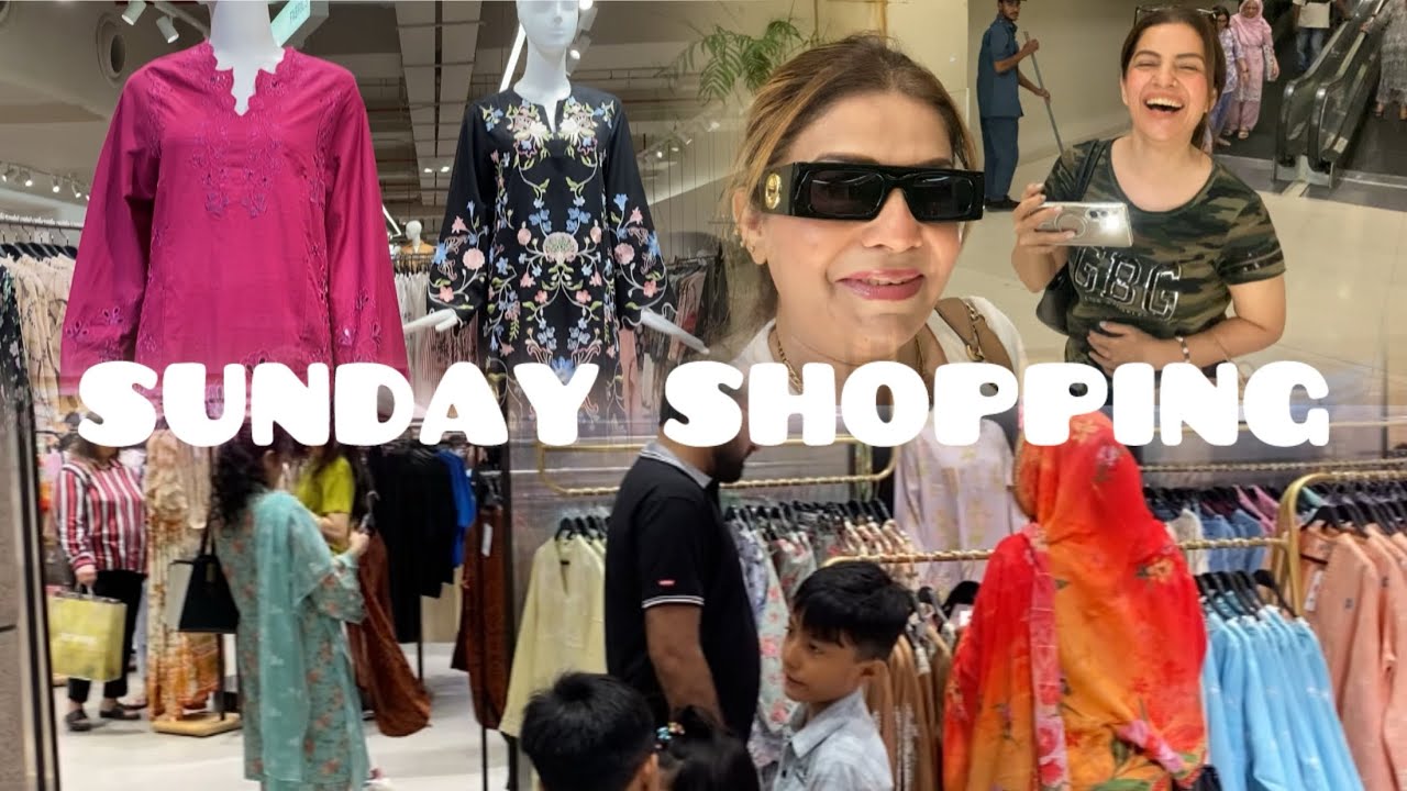 Sunday Shopping With Kiran .Food At Creek Walk With Friends.😘