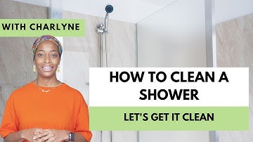 How to Clean A Shower Using a Combined Cleaner and Disinfectant Citric Acid and Hydrogen Peroxide