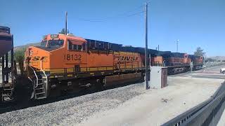 EB BNSF Empty Grain Train At Tehachapi Ca! #bigbossrailfanner