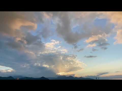 ただただ雲が流れて行くのを流すだけの動画（'21,Sep.4/夕立）