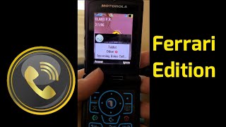 Motorola RAZR V3XX Ferrari Edition incoming call (With ID)