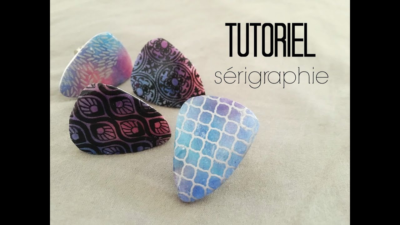 Tuto #51 - Sérigraphie sur polymère -