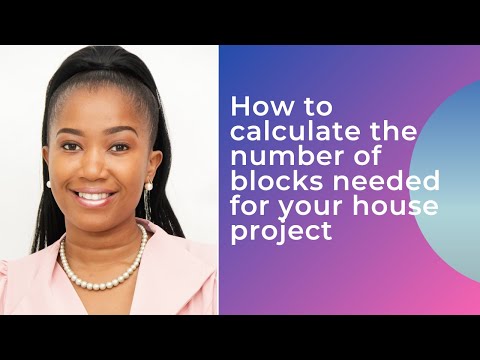 घर निर्माण के लिए आवश्यक ब्लॉकों की संख्या की गणना कैसे करें || DIY