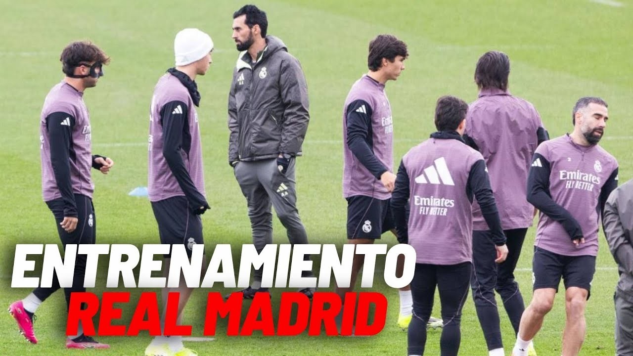EN DIRECTO I Entrenamiento del Real Madrid antes del partido de LaLiga contra la Real Sociedad
