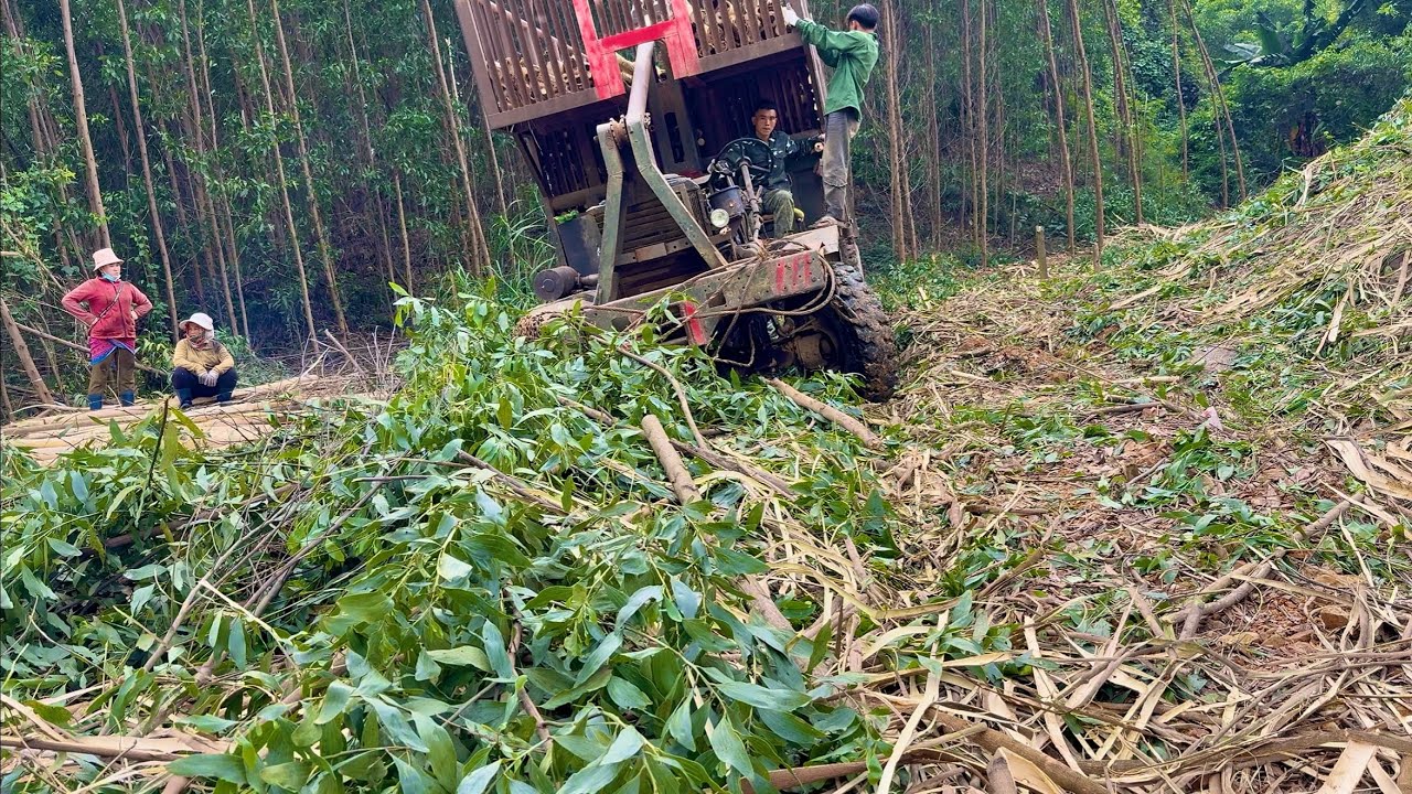 This truck is designed to transport goods on rough roads.