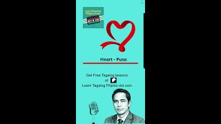 Heart - Puso - Learn Tagalog Filipino with me