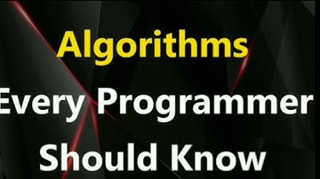 Easy Algorithms every programmer should know.