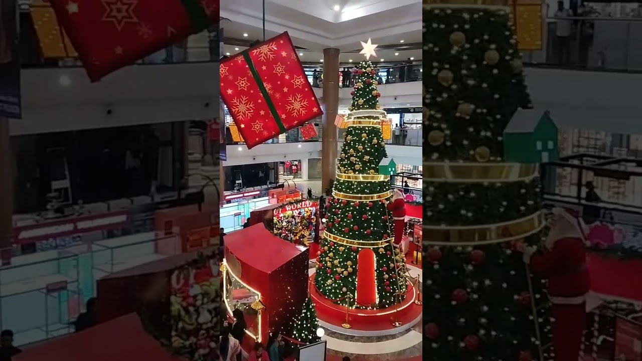 Christmas tree at Inorbit Mall Vadodara Gujarat 