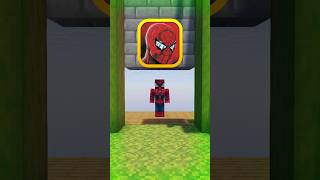 GUESS THE MARVEL SUPERHEROES BY MINECRAFT SKIN #minecraftshorts #marvel #superhero