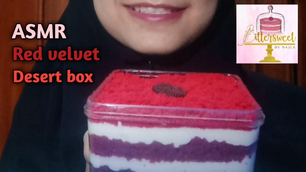 Asmr Bittersweet By Najla Red Velvet Desert Box Youtube