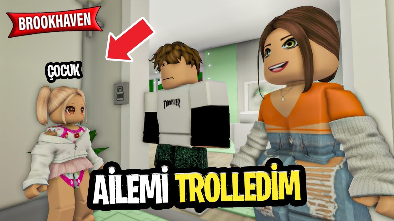 ÇOCUK OLUP AİLEMİ TERK ETTİM Trolledim roblox brookhaven 🏡rp
