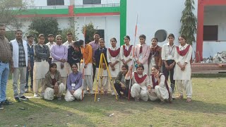 Prismatic compass survey   open Traverse survay) खुली माला रेख विधि geography Practical survey BA MA