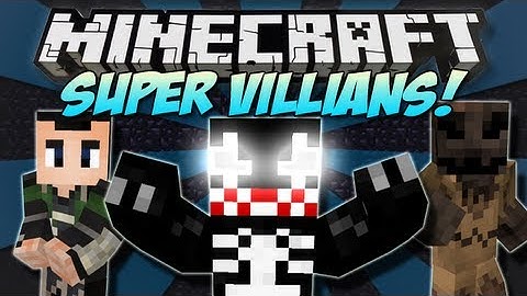 Minecraft | SUPER VILLAINS! (Venom, Loki & Scarecrow!) | Mod Showcase [1.4.7]