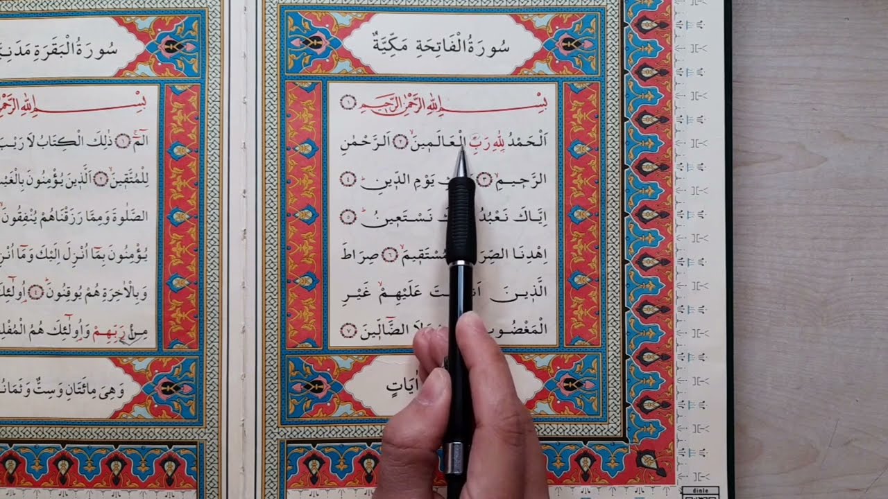 Tecvid Tahlili 1 / Fatiha Suresindeki Tecvid Kuralları