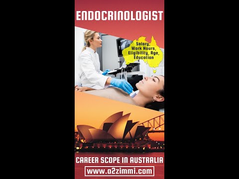 Endocrinologist Career Scope In Australia Work Hours Salary Gender Preference 