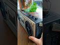 vintage evergreen AC DC battery operated stereo Panasonic RQ-2160ST two way speaker#shortsviral