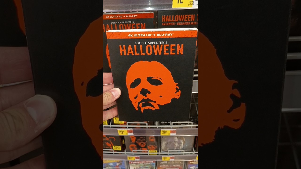 New Halloween 1978 Glow in Dark 4k slipcover 
