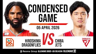 Hiroshima Dragonflies vs. Chiba Jets - Condensed Game - YouTube