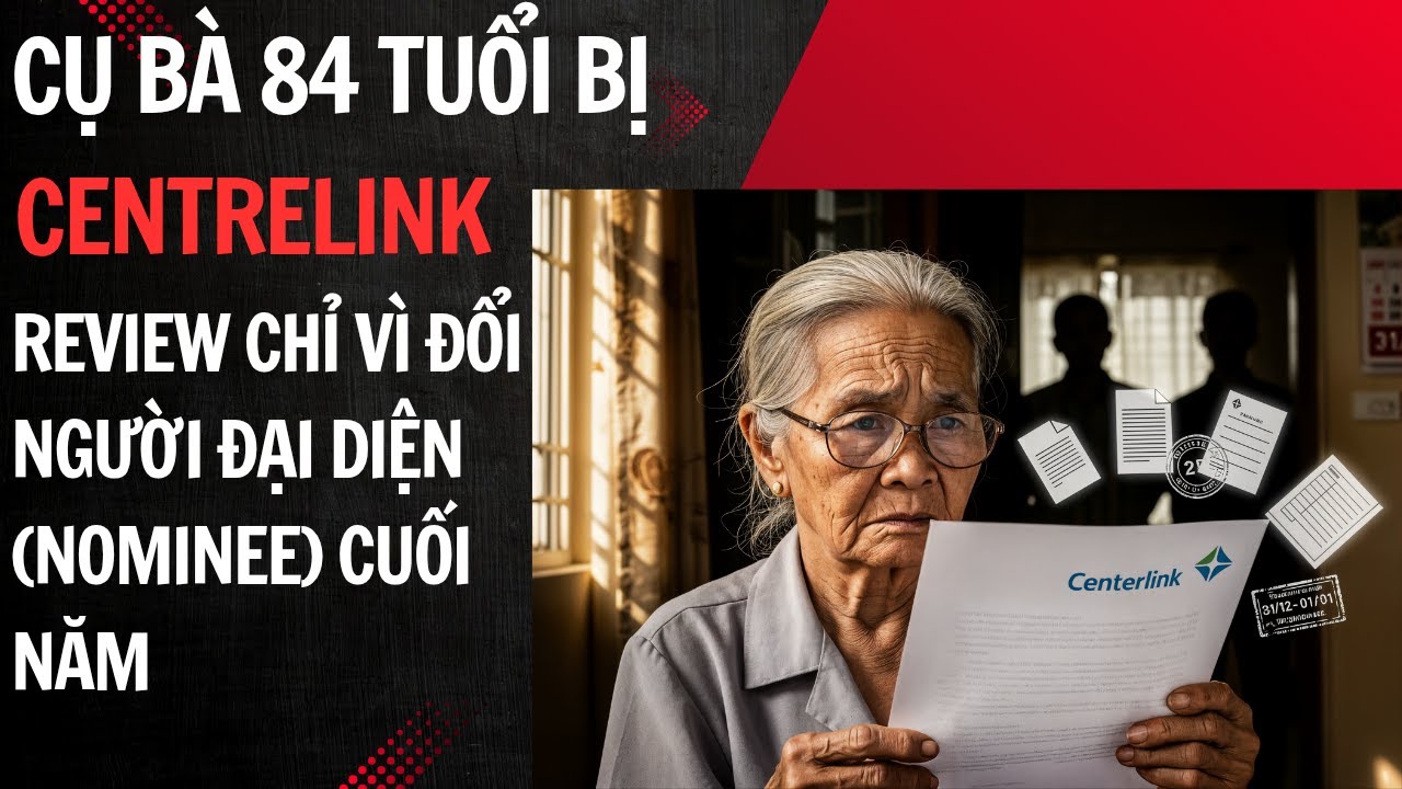 “Cụ bà 84 tuổi bị Centrelink review chỉ vì đổi người đại diện (nominee) cuối năm”