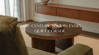 A Mid-Century Soul In Every Quiet Corner Interior Design 藏在角落里的中古时光 室內设计