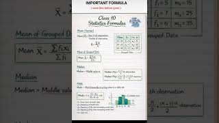 Statistics Class 10 | Mean, Median, Mode Full Revision 📊 | Board Exam Special