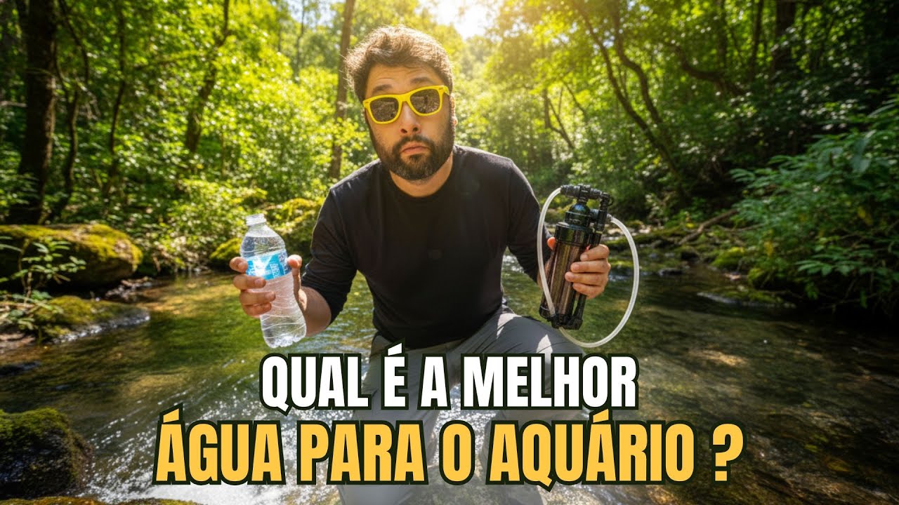🧪 Água de poço, chuva ou torneira — qual é a ideal pro seu aquário?
