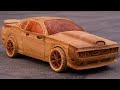 Amazing WoodWorking Skills - DIY Most Beautiful Race Car Wooden - Amazing Woodworking Project