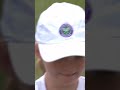 Young fan joins Wimbledon match, hits perfect volley winner