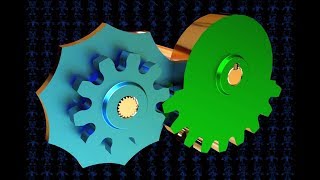 Indexing Mechanism Mutilated Gears 3D Model