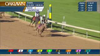 Oaklawn Park Feb 24, 2024 The 45th Running of Carousel Stakes