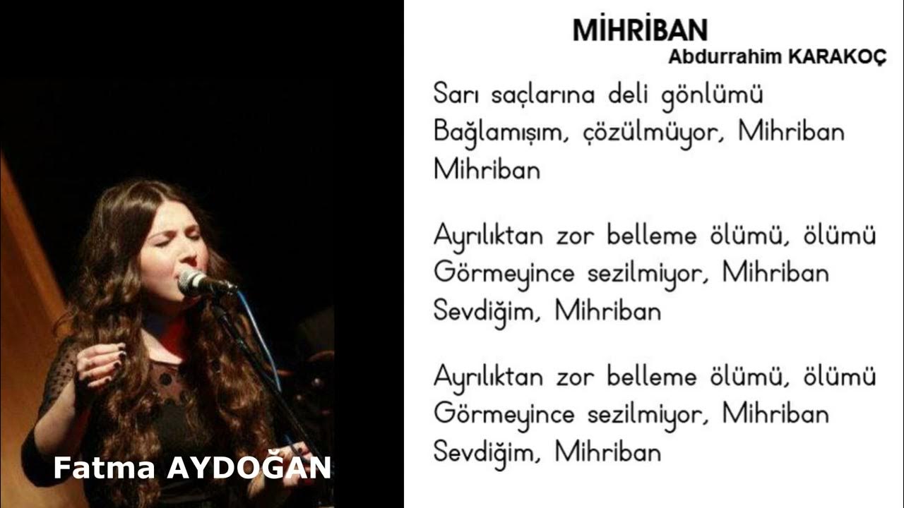 MİHRİBAN - Fatma AYDOĞAN MİHRİBAN - Fatma AYDOĞAN