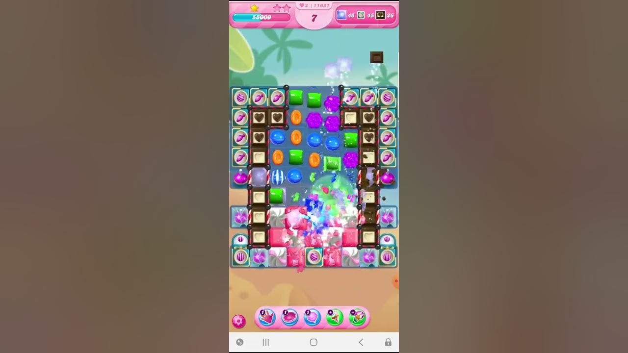 candy crush easy level 11681🎁🎊 candycrushsaga candycrush YouTube