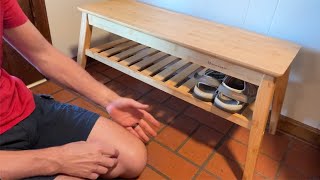 BEST Bamboo Entryway Bench