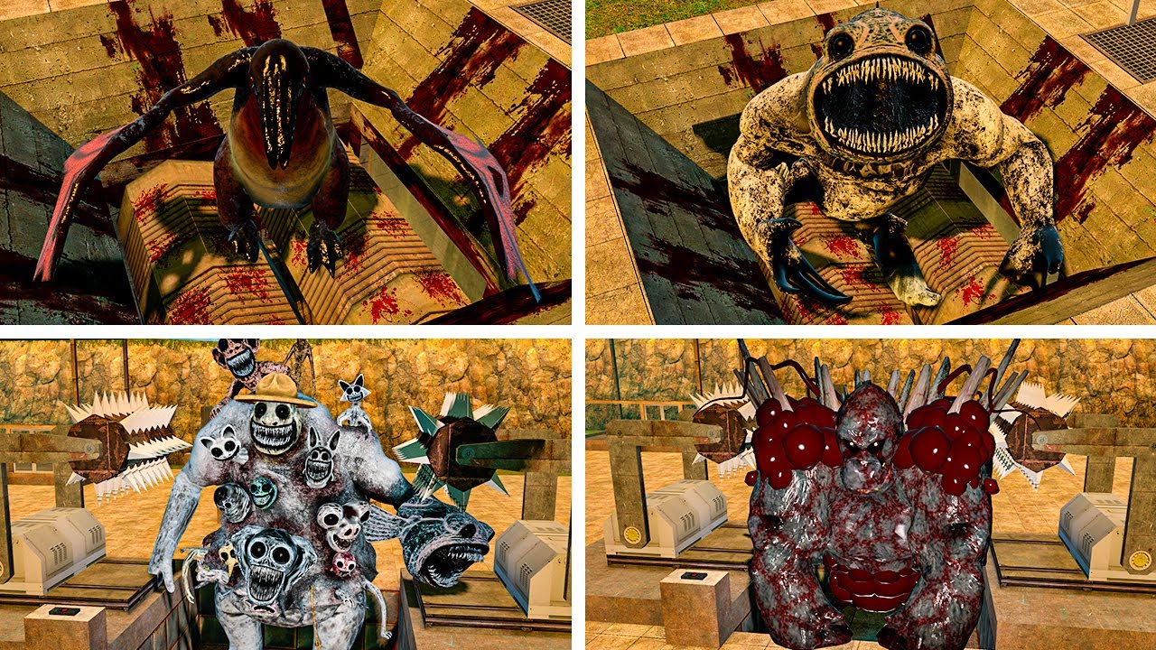 NEW ALL ZOOCHOSIS MONSTERS AND ALL ZOONOMALY MONSTER FAMILY TORTURE!! (Garry's Mod)