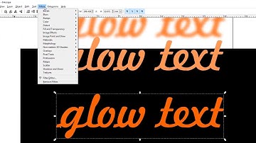 Inkscape Tutorial  Glowing Text Effect   Fast & Easy