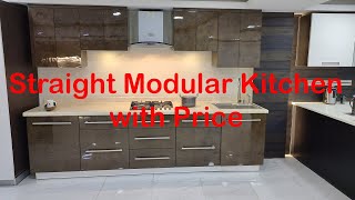 Straight Modular Kitchen with Price