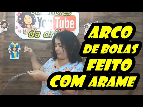 Arco de bolas com arame - 4 de 4 videos