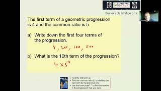 Types of sequences & progressions Wealth