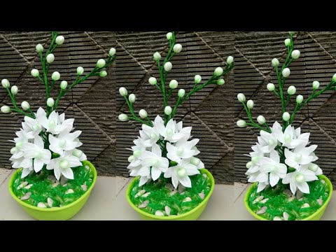  Cara  membuat  bunga  unik dari  sedotan  plastik  YouTube