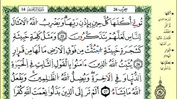 الصفحة 259 :سورة إبراهيم من الآية 25 إلى 33