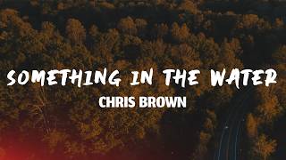 Chris Brown - Something In The Water (Lyrics)