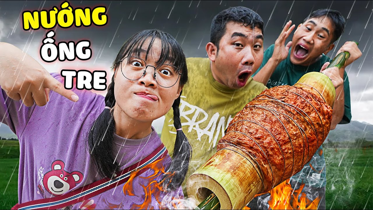 Hà Sam Nướng Chả Quế Ống Tre Ngày Mưa Bão - Chả Quế Siêu Ngon