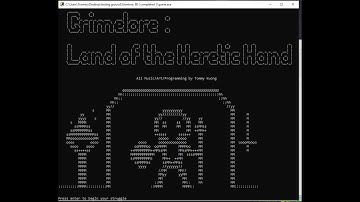 2D Open world ASCII rpg game written in  Python 3 Standard Library  (source/exe file in description)
