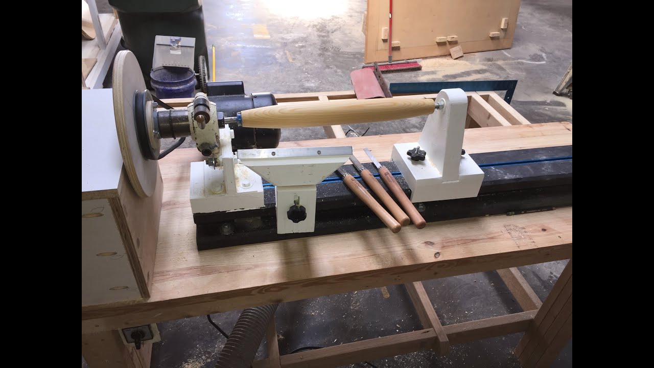 Wood Lathe and 12" Disc Sander DIY YouTube