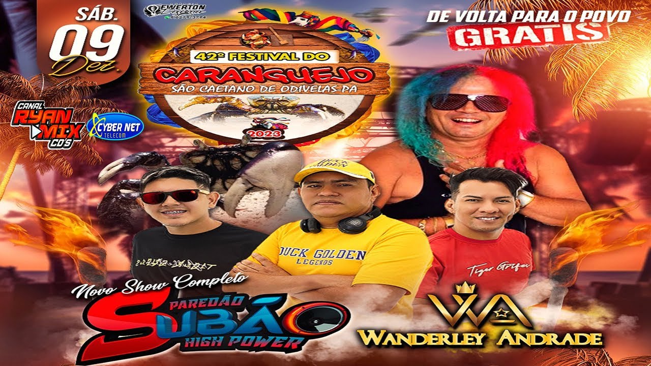 SET AO VIVO PAREDAO SUBAO HIGHT POWER NO 42 FEST CARANGUEJO (SÃO