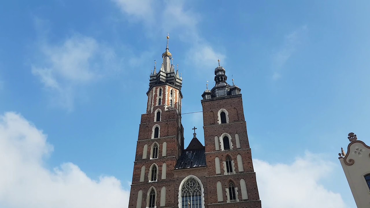 Kraków. Hejnał z Wieży Mariackiej