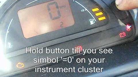 Citroen C2 C3 oil service interval / spanner simbol / light reset.wmv