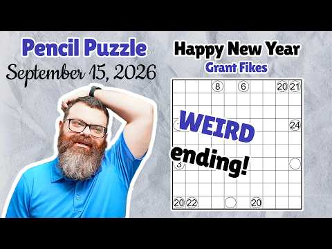 Kurotto: "Happy New Year" by Grant Fikes | Pencil Puzzle September 15, 2026