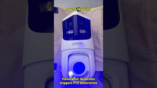 Panoramic Detection → PTZ Auto-Response → Active Deterrence#usastocks #dahua
